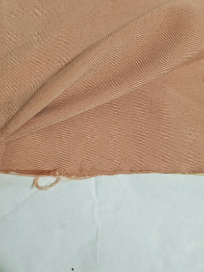 PEACH COLOUR VELOUR TOUCH POLYESTER FABRIC - SOLD BY THE METRE