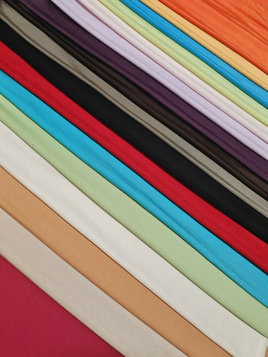 Jersey Fabric 4 Way Stretch - Sold By Metre