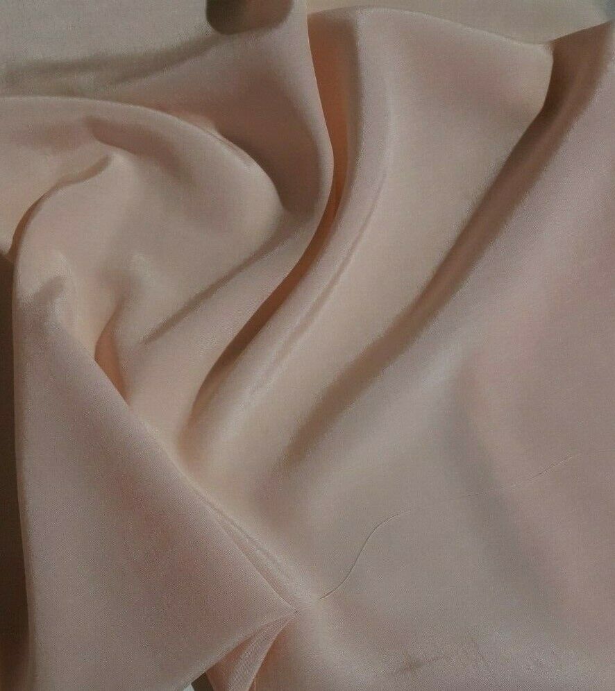 PEACH COLOUR VISCOSE FABRIC - SOLD BY THE METRE