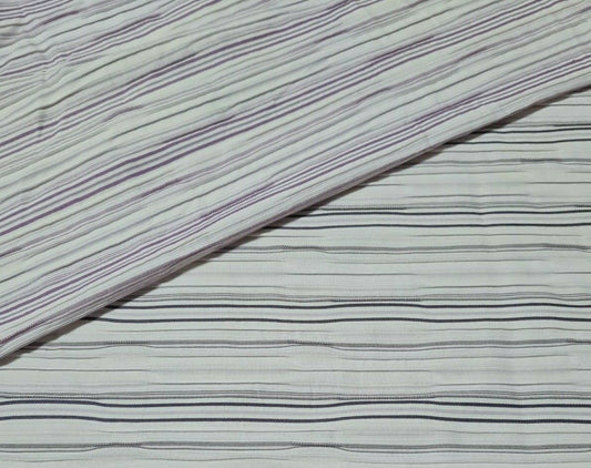 STRIPED STRETCH SHIRT FABRIC - SOLD BY THE METRE