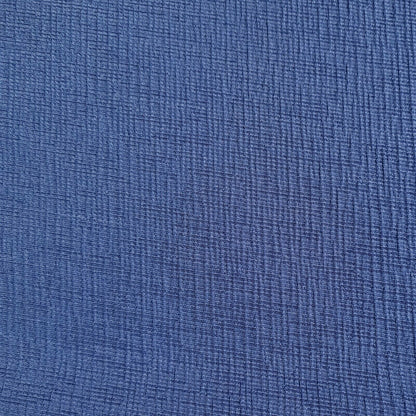 Jersey Lycra Fabric Crinkled Effect Royal Blue Colour 4-Way Stretch By The Metre