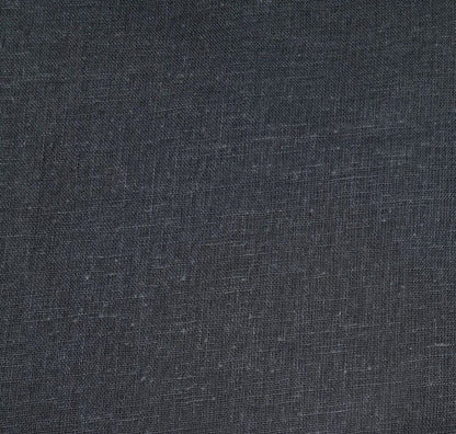 Thin Cotton Fabric  Linen Looking Black Colour 37" Wide Sold By Metre