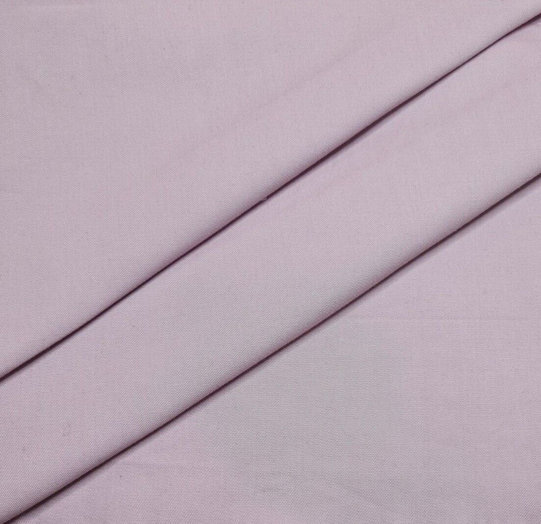 Cotton Gabardine Fabric Lilac Colour 55'' Wide Sold By The Metre