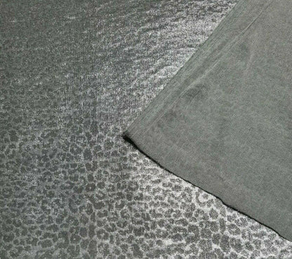 Stretch Jersey Fabric Shiny Animal Printed 53" Sold By Metre