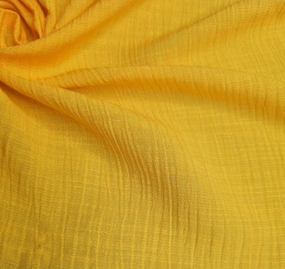 Crinkled Viscose Blend Fabric 55" Wide Sold By Metre