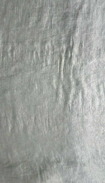 ICE GREY VISCOSE NYLON SHINY FABRIC - SOLD BY THE METRE