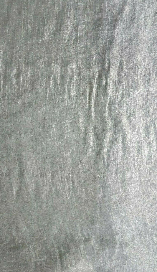 ICE GREY VISCOSE NYLON SHINY FABRIC - SOLD BY THE METRE