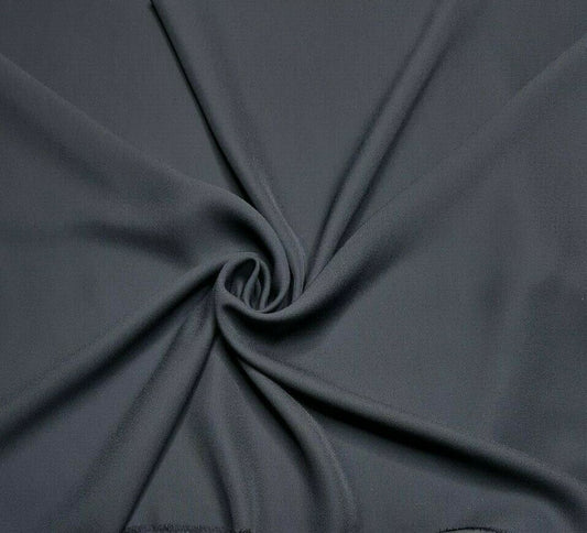 Crepe Chiffon Fabric Navy Colour 55" Wide Sold By Metre