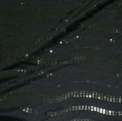 SEQUIN FABRIC VISCOSE POLYESTER JERSEY SOLD BY THE METRE