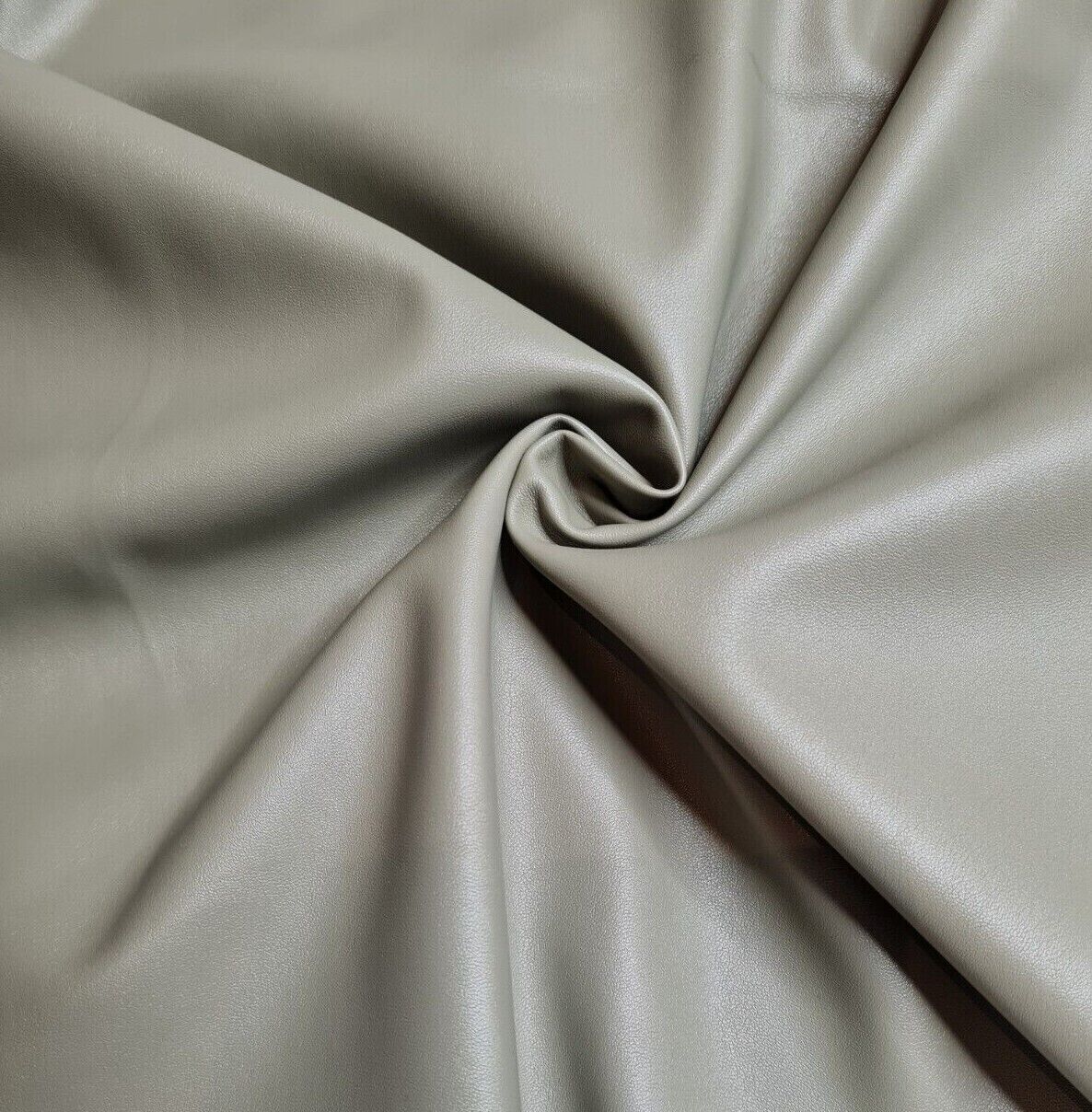 PU Faux Leatherette Fabric Waterproof Olive Sprig Colour Sold By Metre