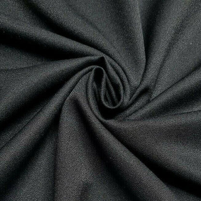 Georgette Viscose Polyester Fabric Black And Off White Colours 55" Wide