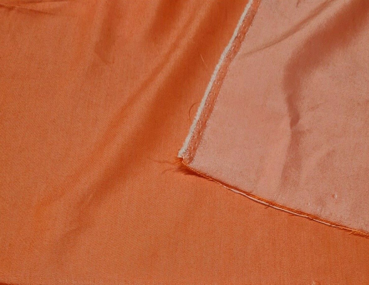 ORANGE COLOUR VISCOSE/POLYESTER FABRIC-SOLD BY THE METRE