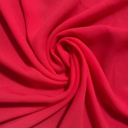 Crepe Chiffon Fabric Drapey Polyester 55" Wide Dress Blouse Scraf Crafts