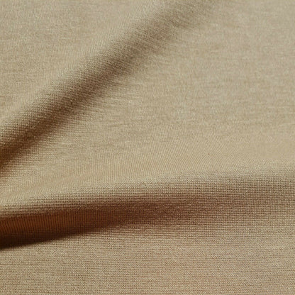 Ponte Jersey Fabric Viscose Polyester Beige Dressmaking 55" Wide 4 Way Stretch