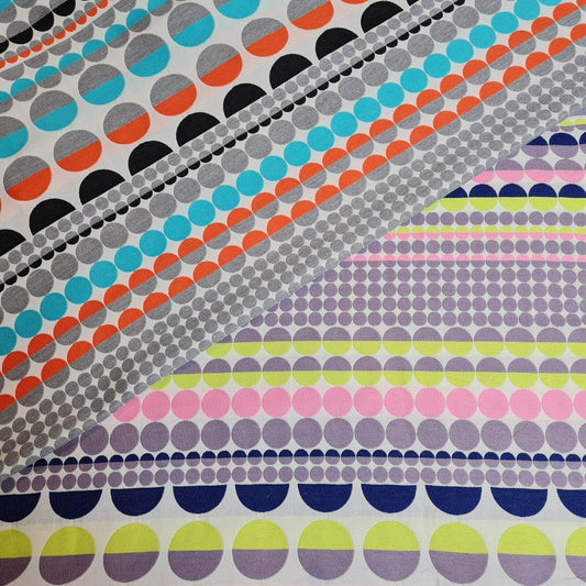 Double Sided Jacquard Fabric Multicoloured Squares Pattern Sold By The Metre
