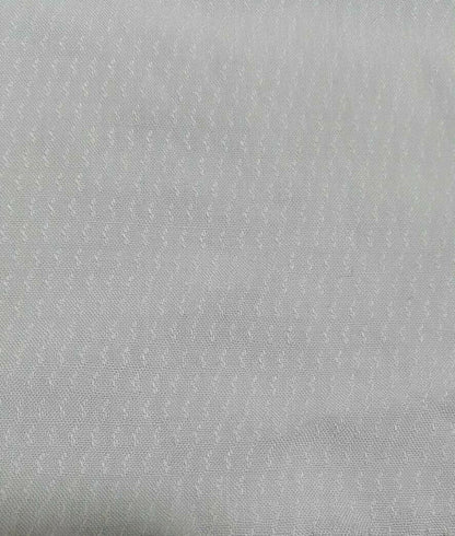 SMALL FIGURED THIN WHITE VISCOSE FABRIC - SOLD BY THE METRE