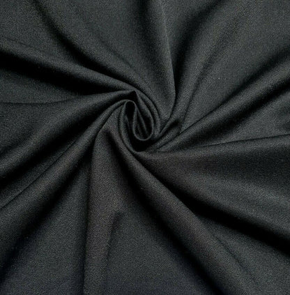 Georgette Viscose Polyester Fabric Black And Off White Colours 55" Wide