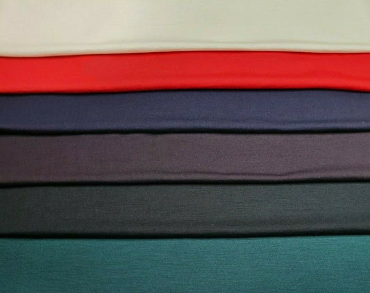 Wool Jersey Fabric Dress Making T-Shirts 51" Wide